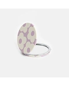 Caroline Gardner Lilac Flower Round Pocket Mirror